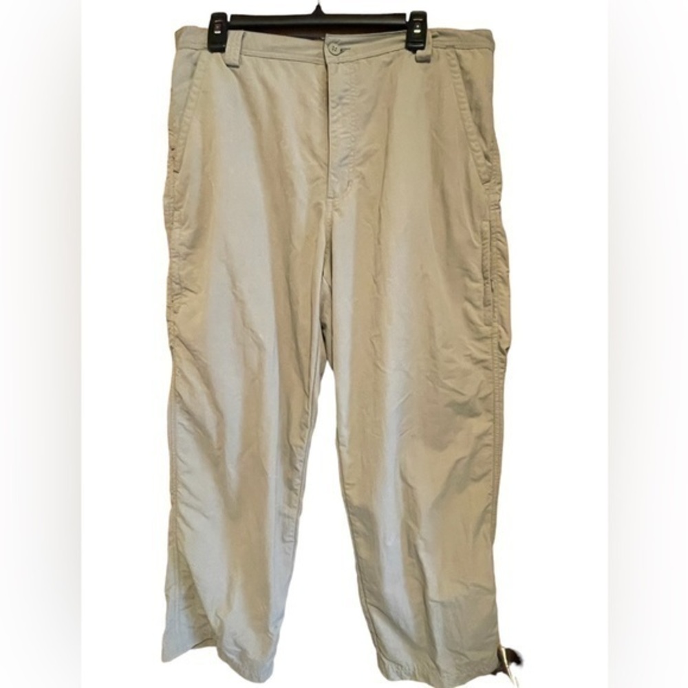 REI‎ Men’s Nylon Hiking Pants Lightweight Outdoor Activewear Size 36x30 Tan